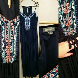 Aztec /Boho design, Lily Rose Maxi Dress